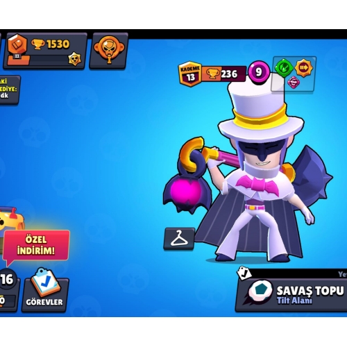  BRAWL STARS 1500 KUPA HESAP